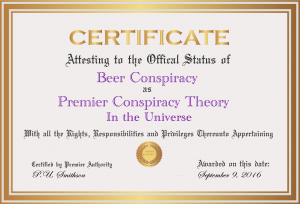 beer conspiracy universal premier certification